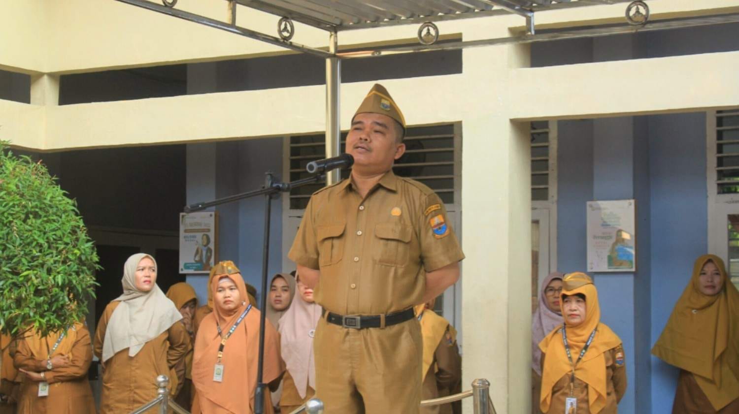 Sambutan dan Materi oleh Mhd. Kadafi, S.Pd.WKS.Kurikulum